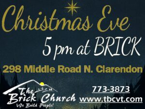 Christmas Eve Candlelight Worship @ The Brick Church